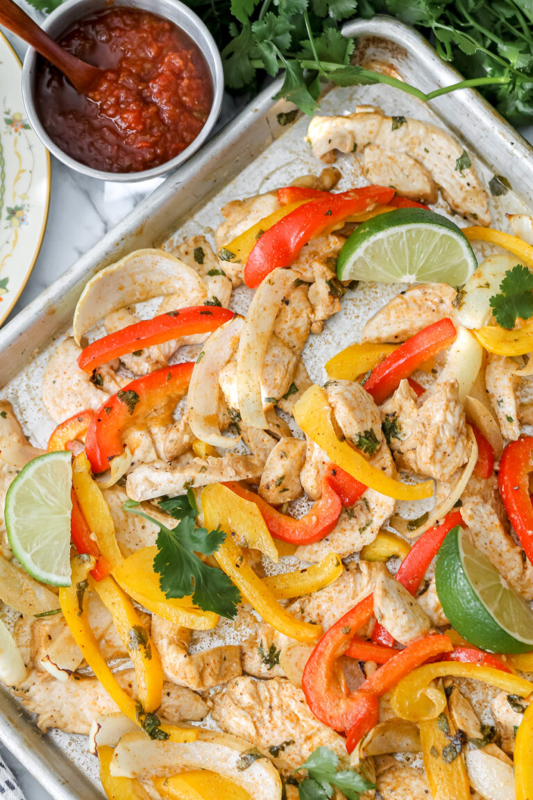Sheet Pan Chicken Fajitas
