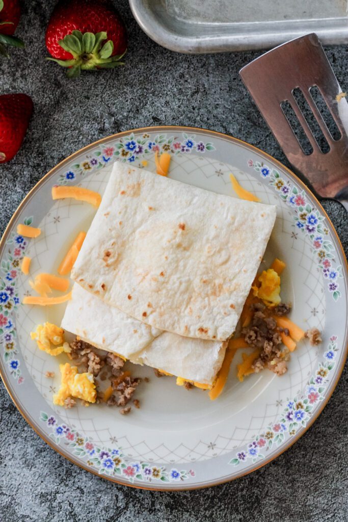 sheet pan breakfast tacos