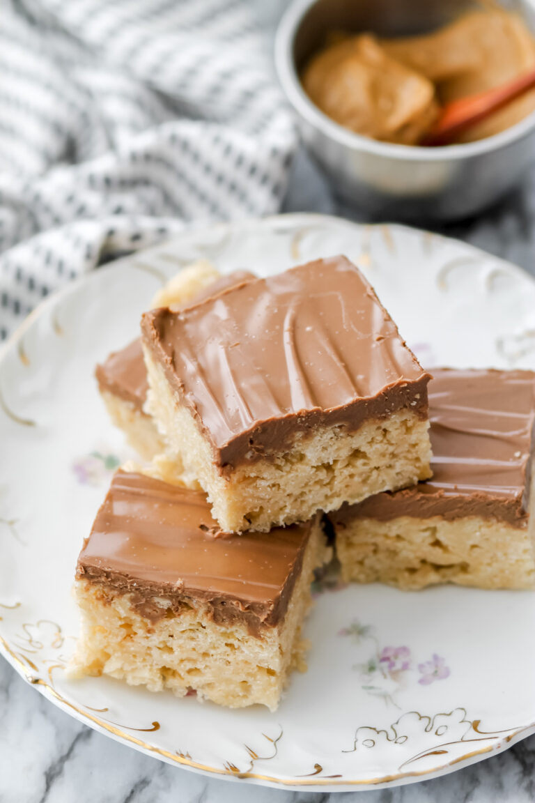 Chocolate Peanut Butter Rice Krispie Treats