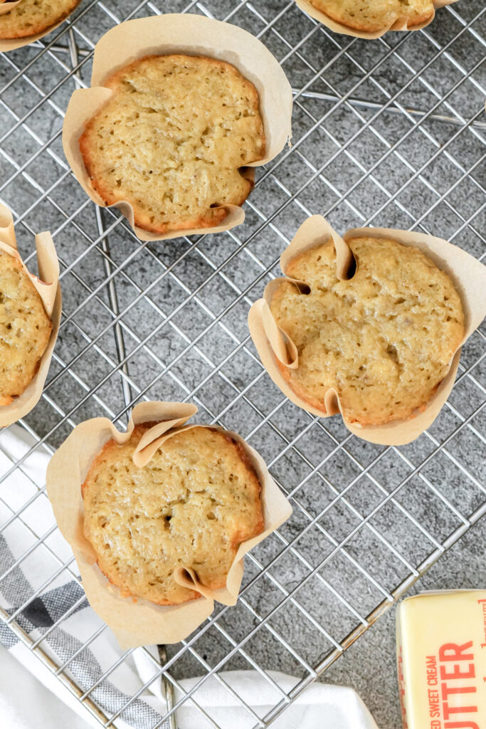 banana bread muffins