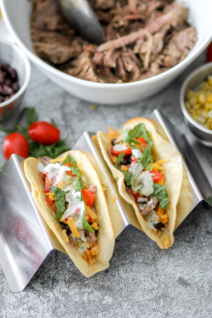 barbacoa beef street tacos