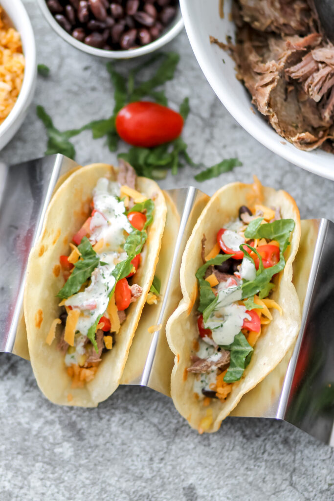 barbacoa beef street tacos