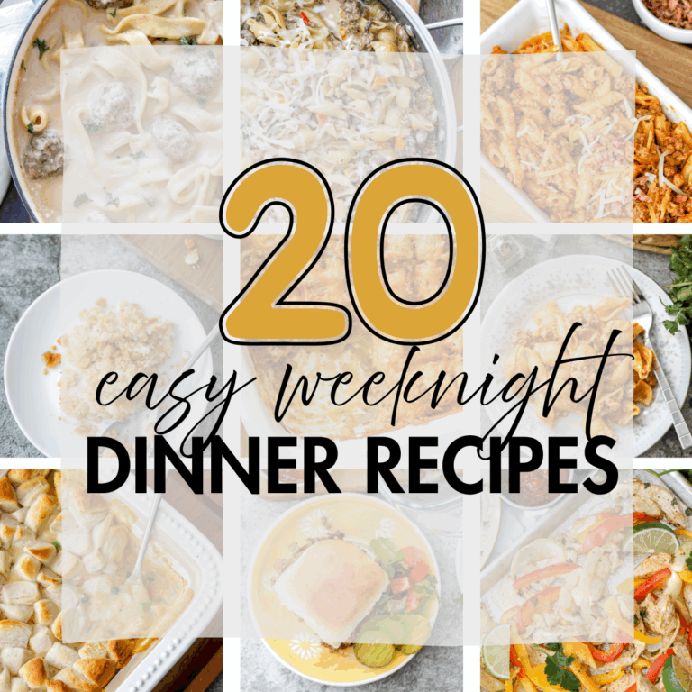 20 Easy Weeknight Dinner Recipes
