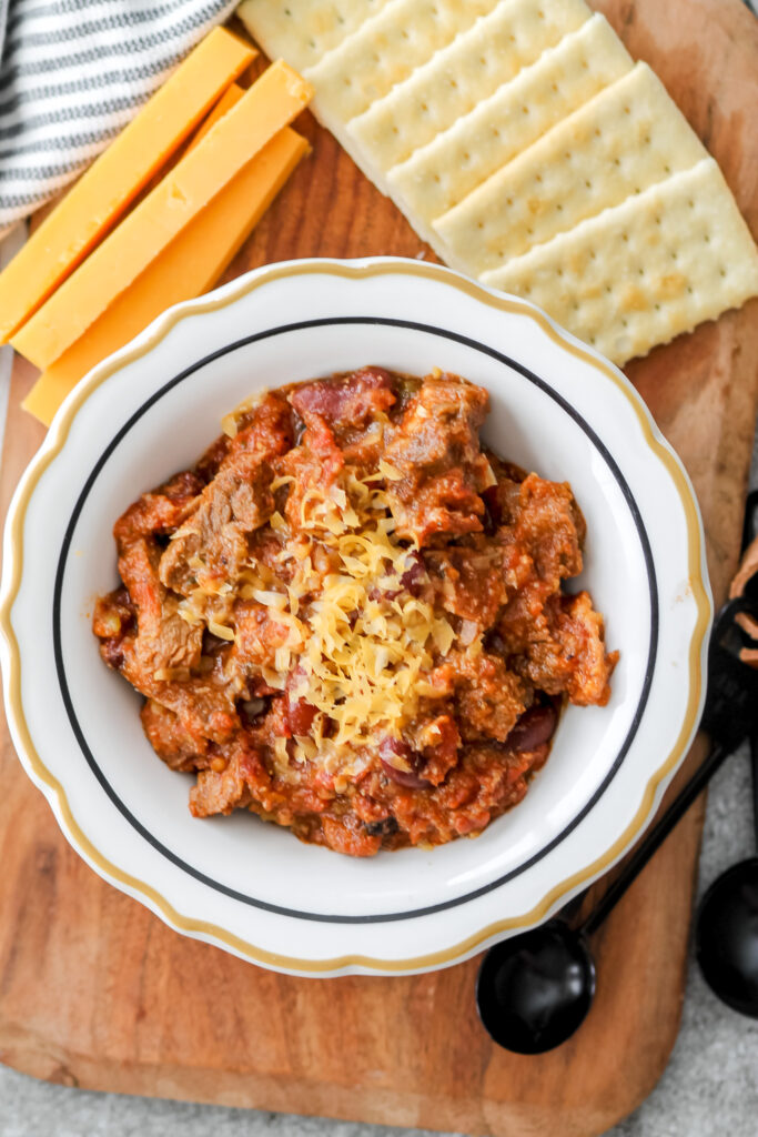 slow cooker Texas chili