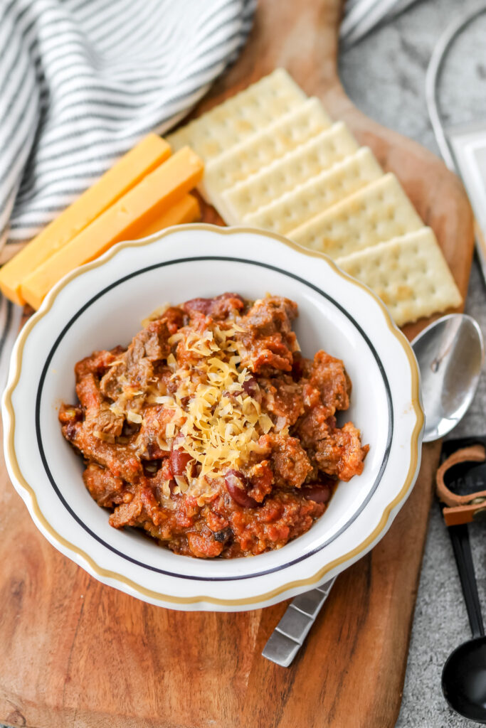 slow cooker Texas chili