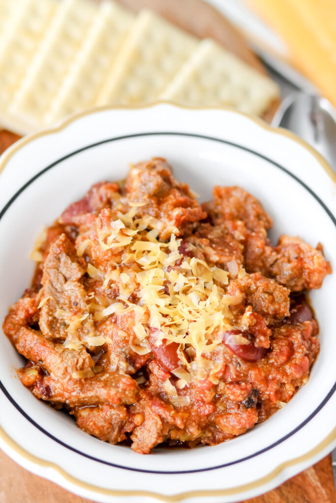 slow cooker Texas chili
