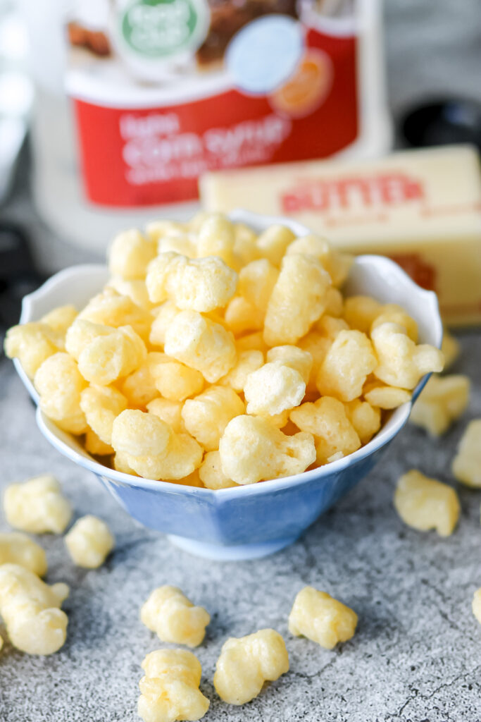 caramel corn puffs