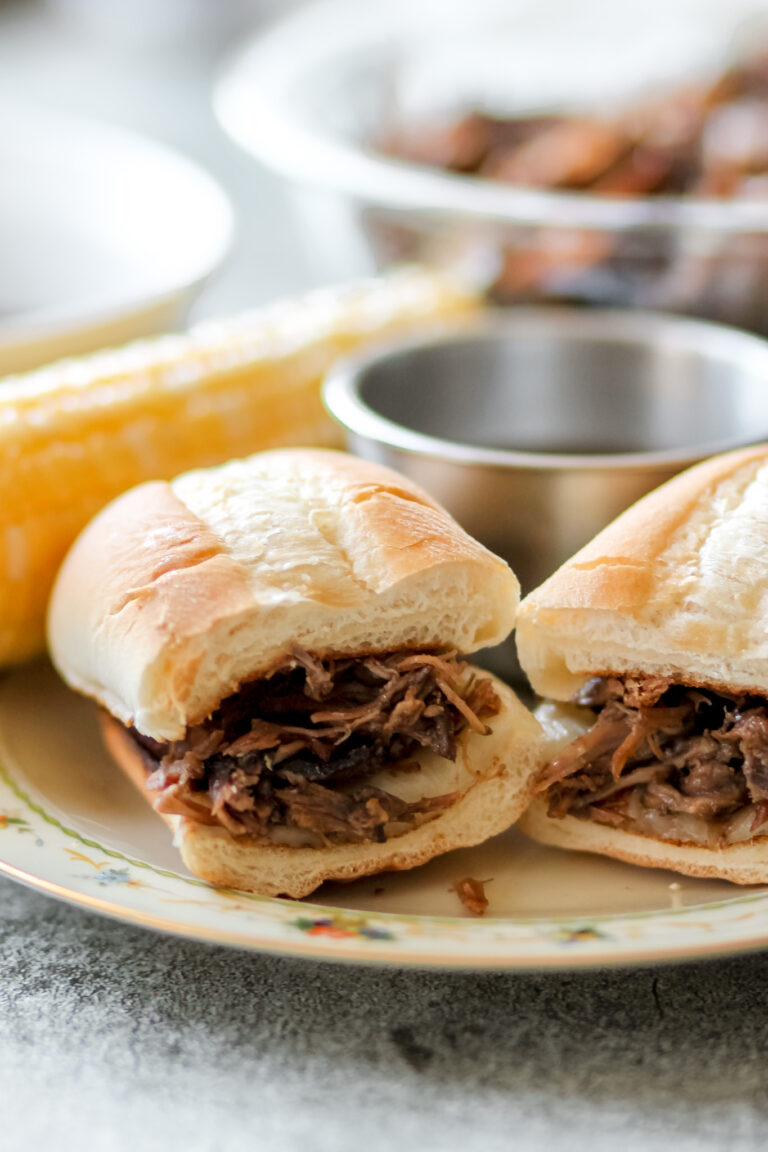 Slow Cooker French Dip Sandwiches