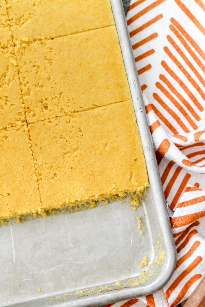 sheet pan cornbread