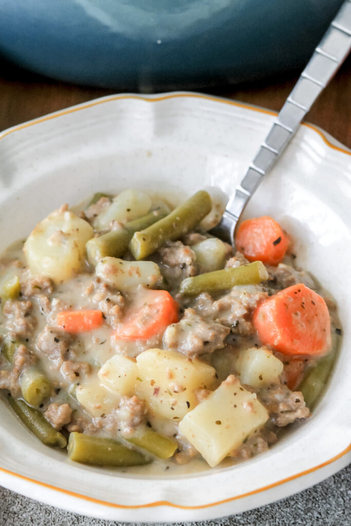 hearty hamburger soup
