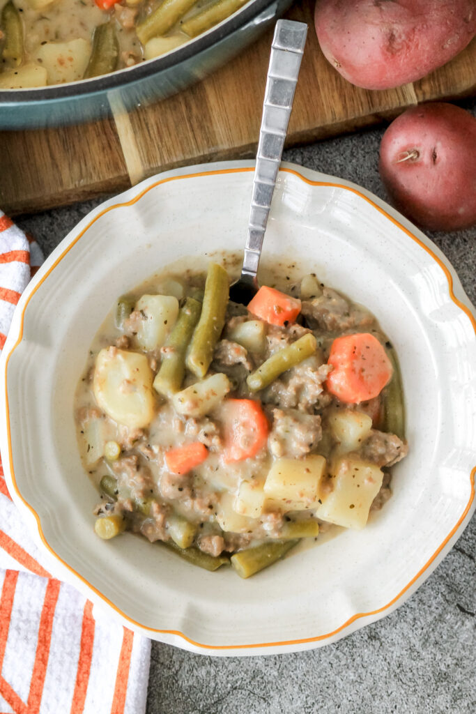 hearty hamburger soup