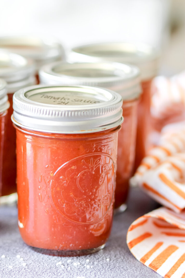 Easy Canned Tomato Sauce