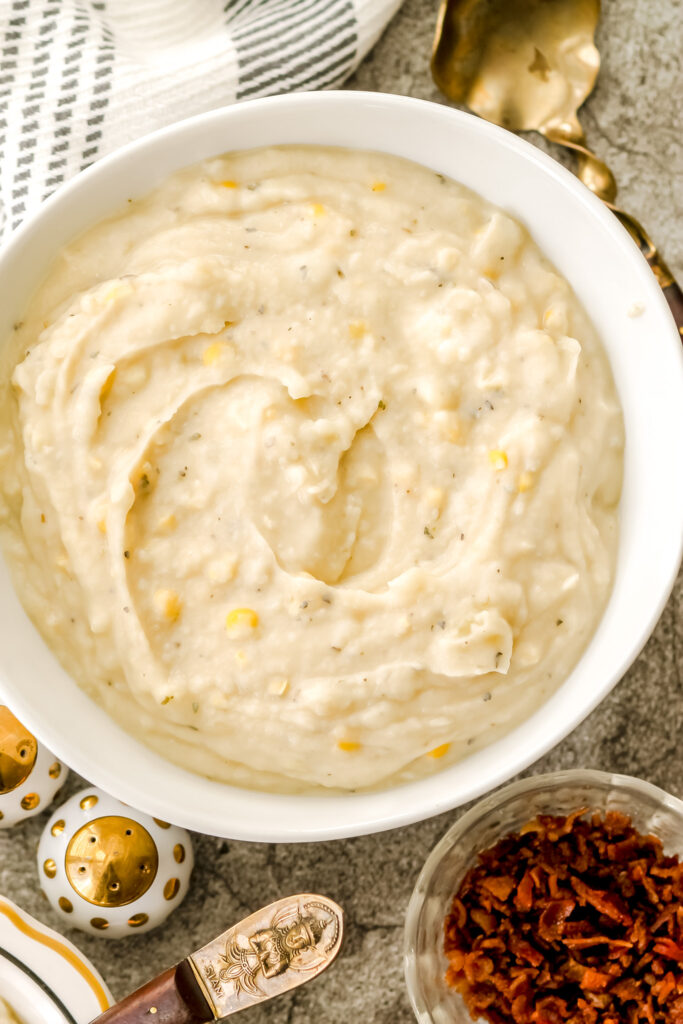 slow cooker potato corn chowder