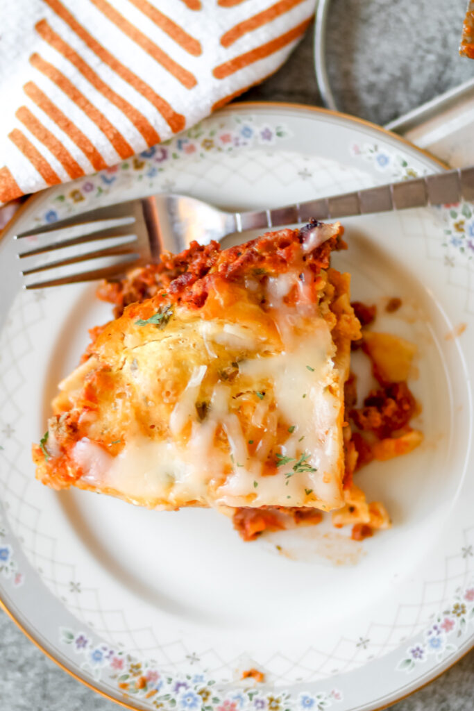 easy slow cooker lasagna