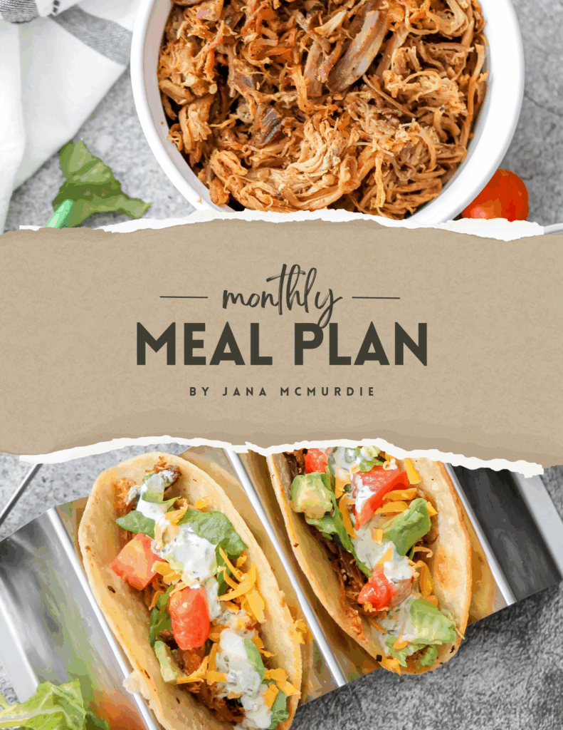December Meal Plan