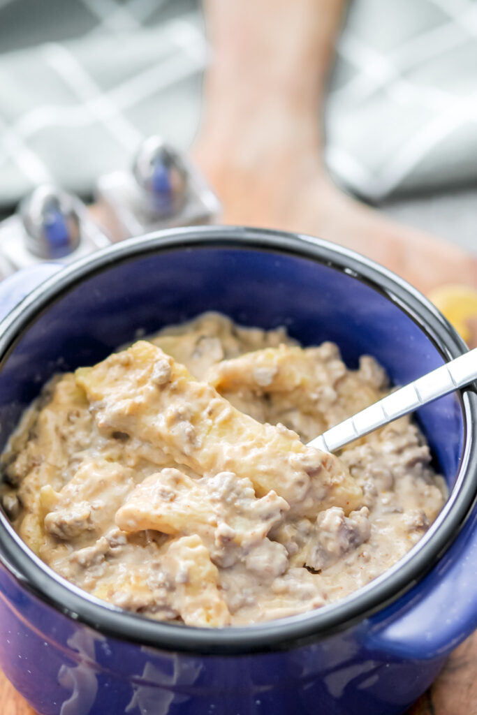 easy ground beef stroganoff