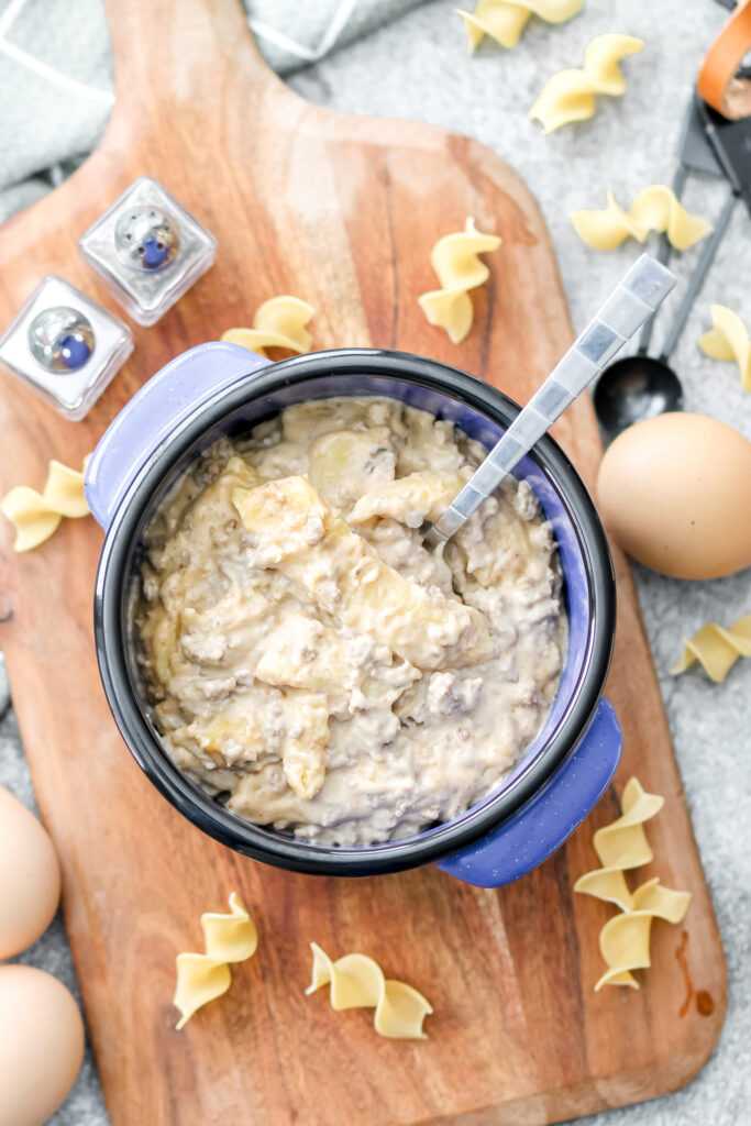easy ground beef stroganoff