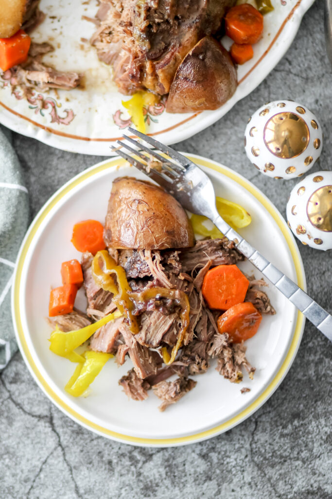 slow cooker Mississippi roast