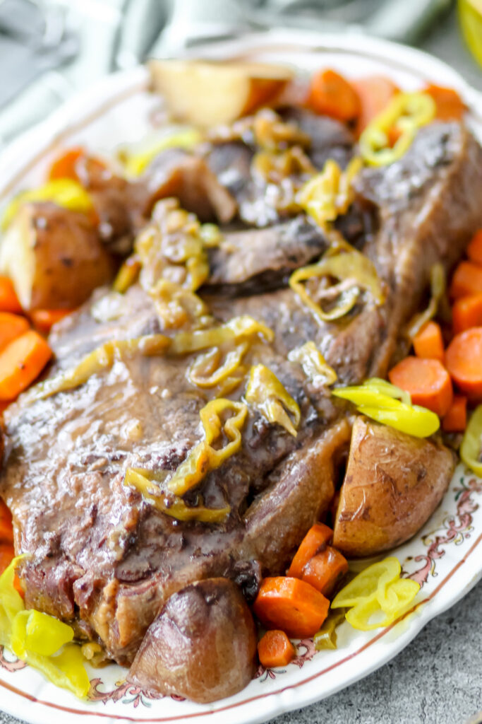 slow cooker Mississippi roast