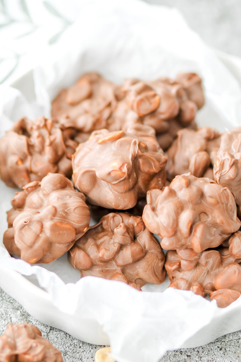 Homemade Chocolate Peanut Clusters
