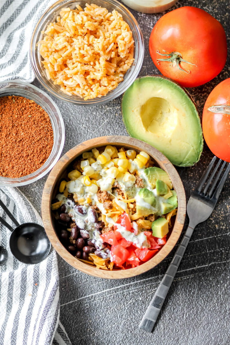 Ground Beef Burrito Bowls