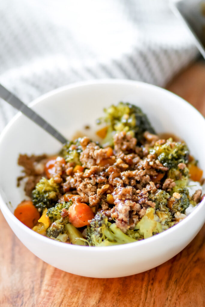 ground beef stir fry