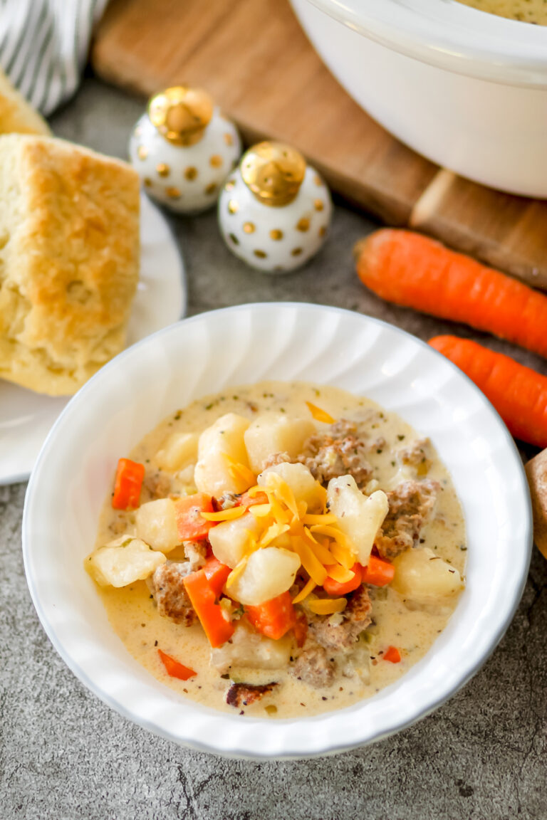 Cheesy Sausage Potato Soup