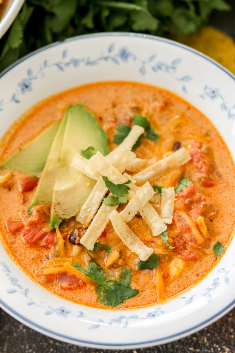Slow Cooker Creamy Taco Soup