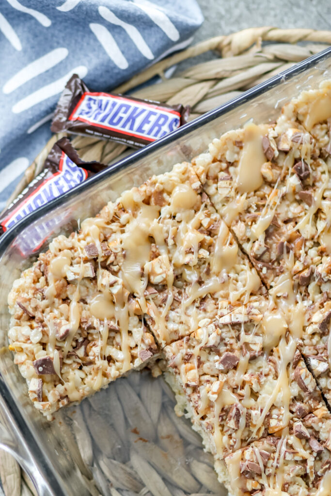 Snickers Rice Krispie Treats