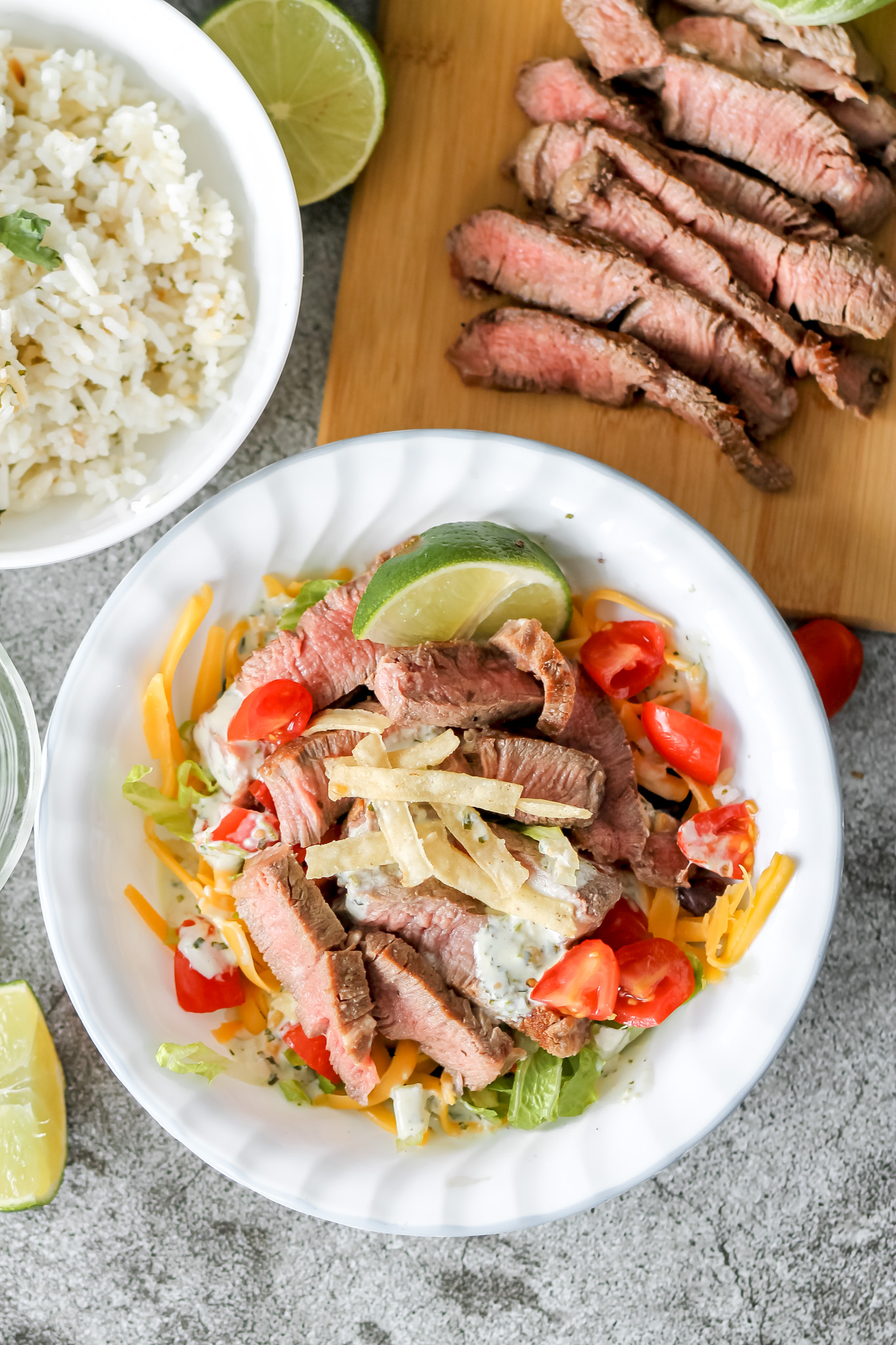 Copycat Steak Baja Bowls