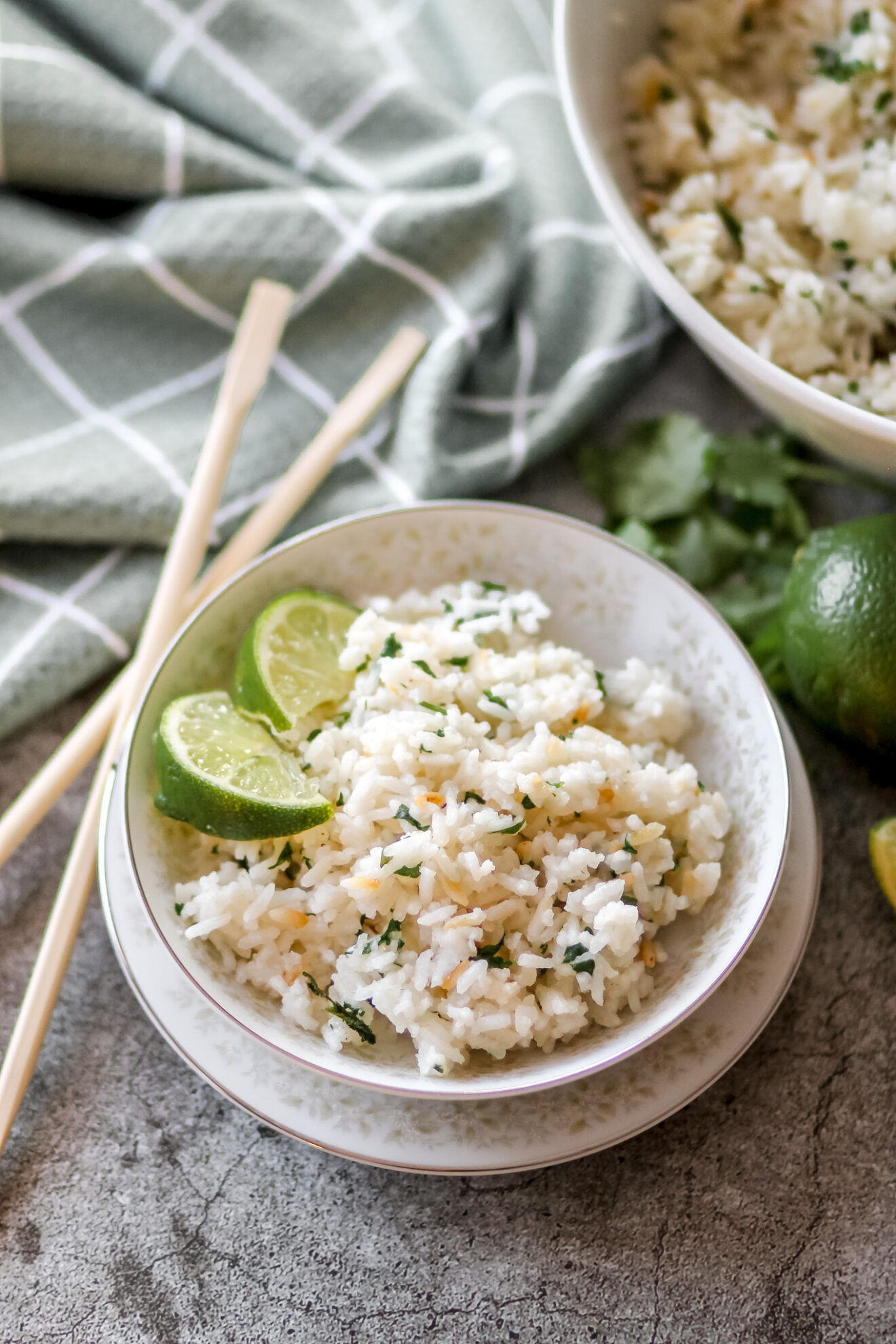 Easy Cilantro Lime Rice - Genuinely Jana