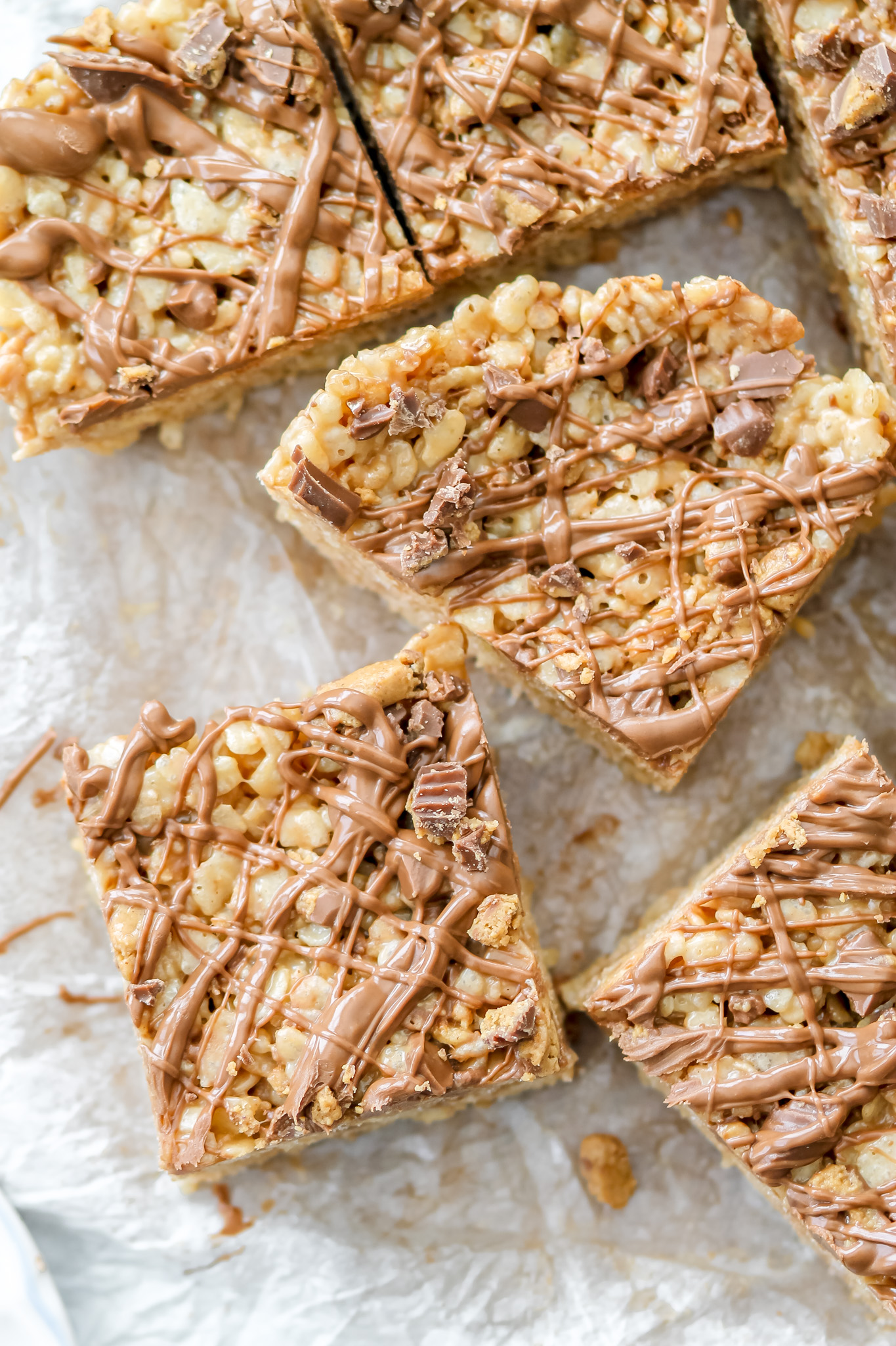 Reese’s Peanut Butter Rice Krispie Treats