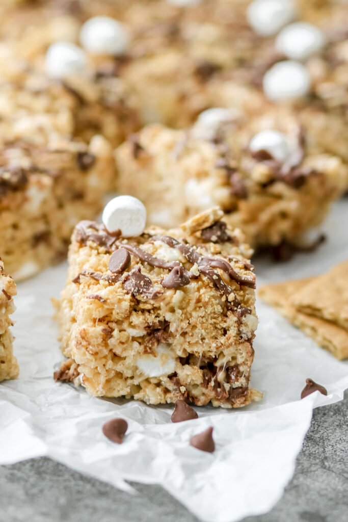 s'mores rice krispie treats