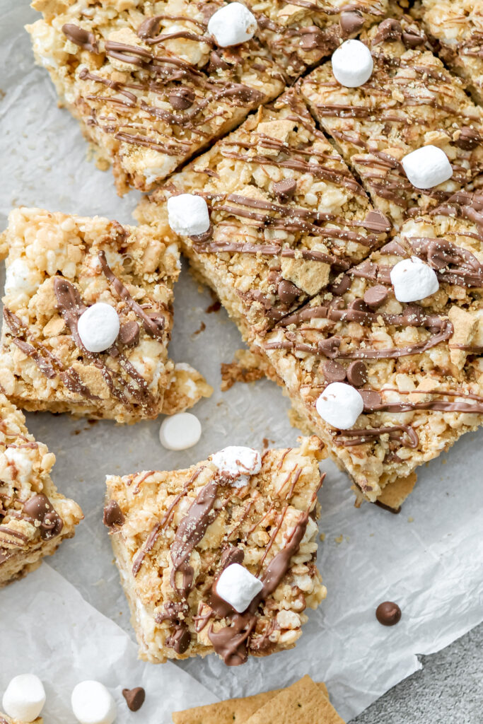 s'mores rice krispie treats