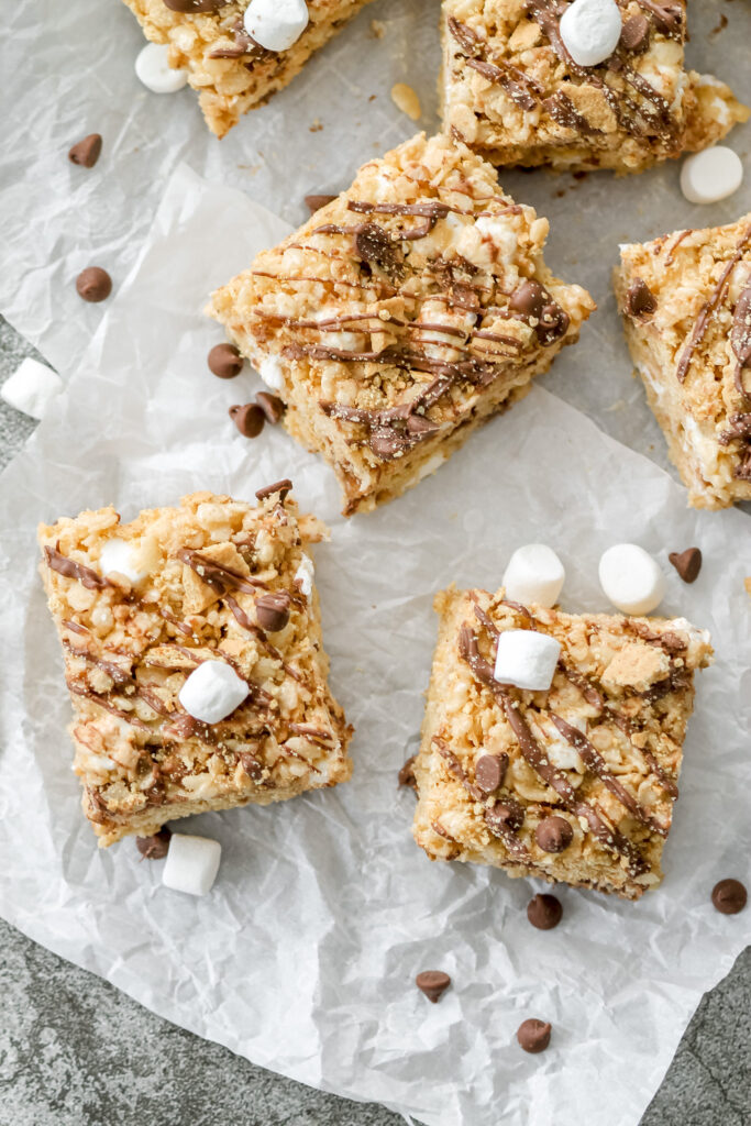 s'mores rice krispie treats
