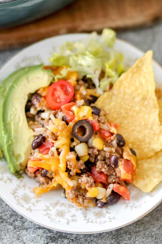 beef taco skillet