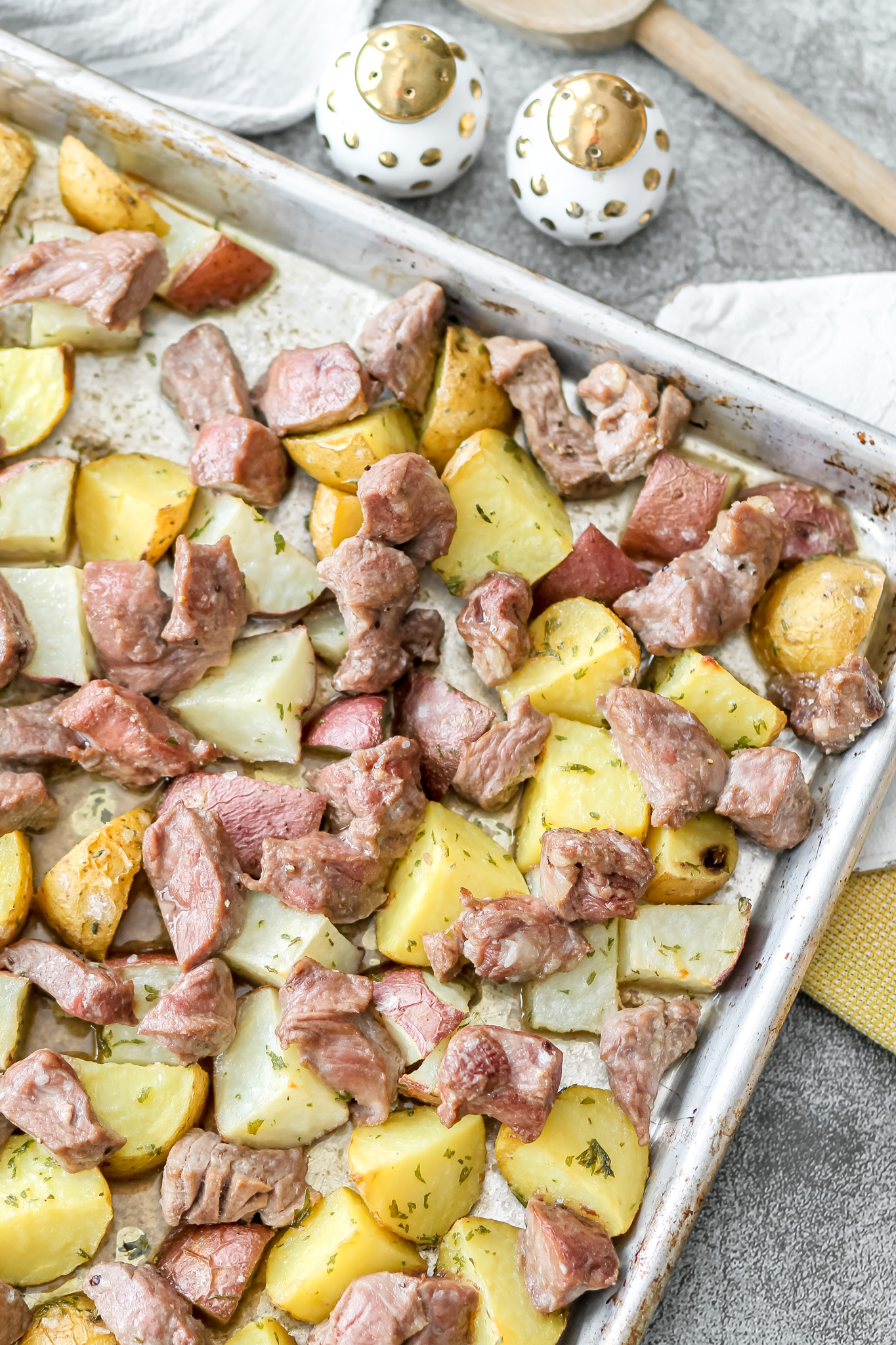 Sheet Pan Steak and Potatoes