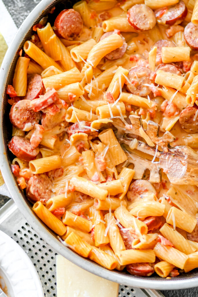 creamy sausage pasta