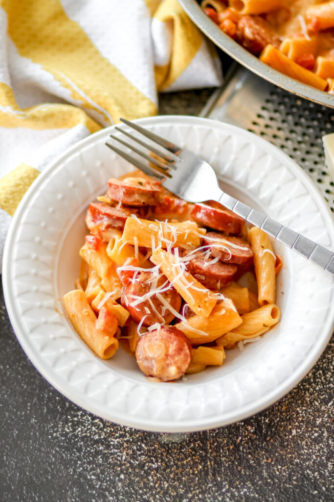 creamy sausage pasta