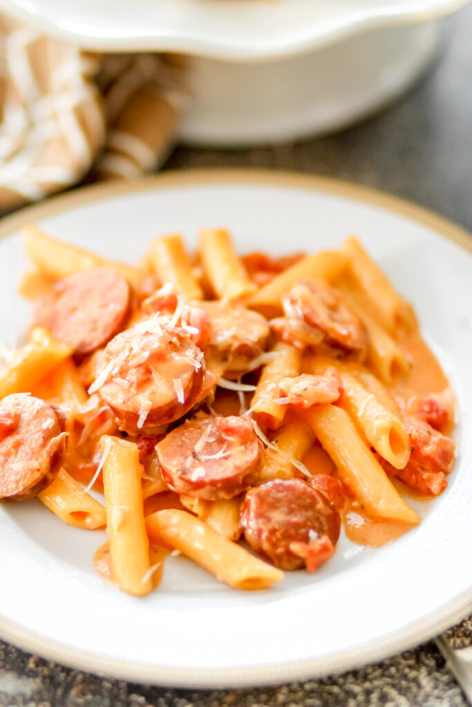 creamy sausage pasta