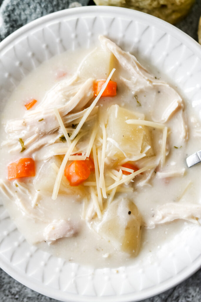 creamy chicken and potato soup