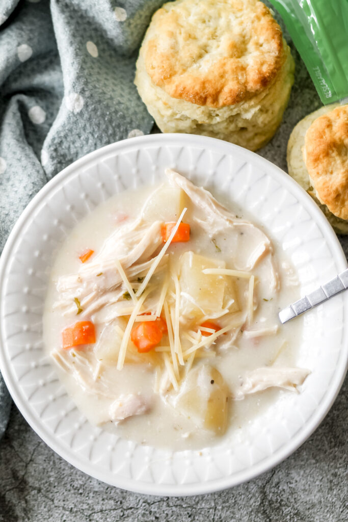 creamy chicken and potato soup