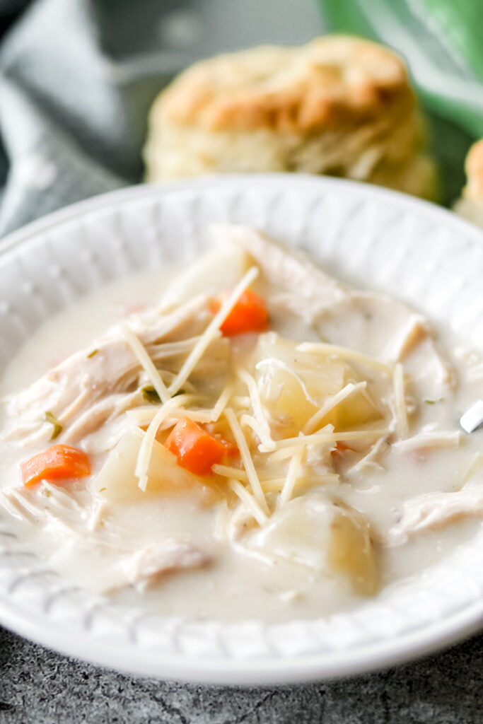 creamy chicken and potato soup